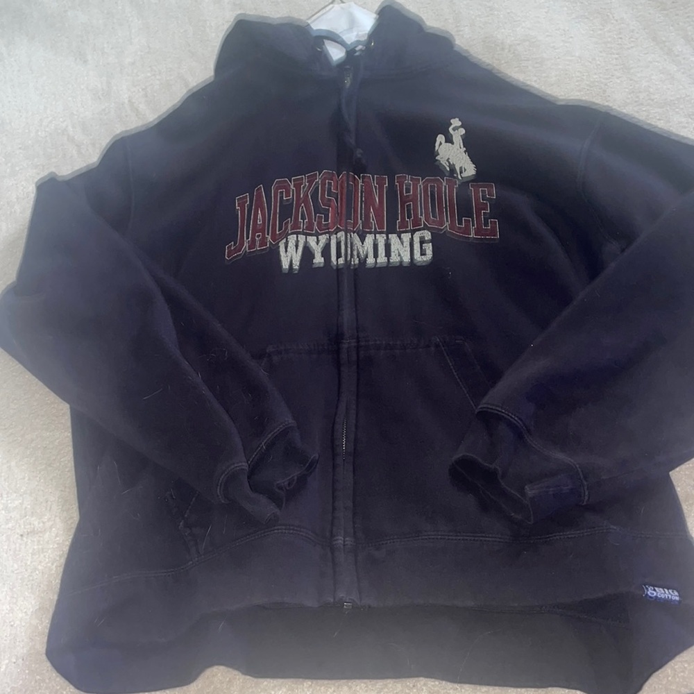 oversized vintage zip up hoodie